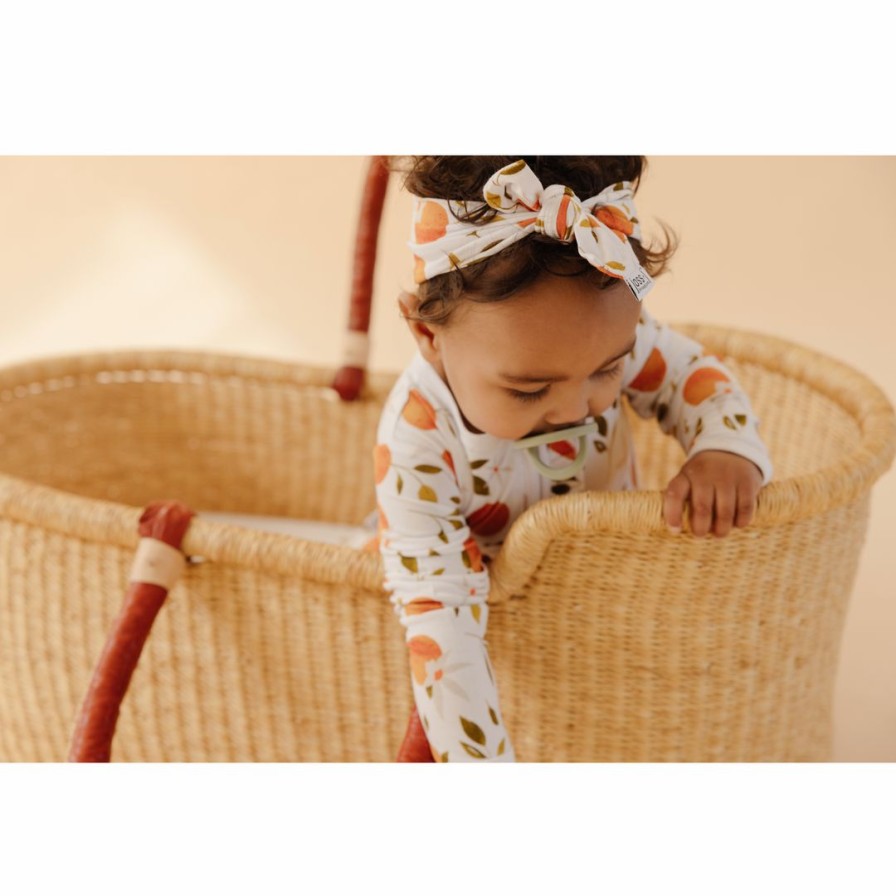 Clothing * | Orange Blossom Bamboo Zip Sleeper Arrows & Bow X Joss + J