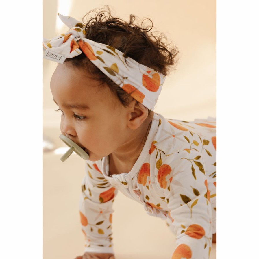 Clothing * | Orange Blossom Bamboo Zip Sleeper Arrows & Bow X Joss + J