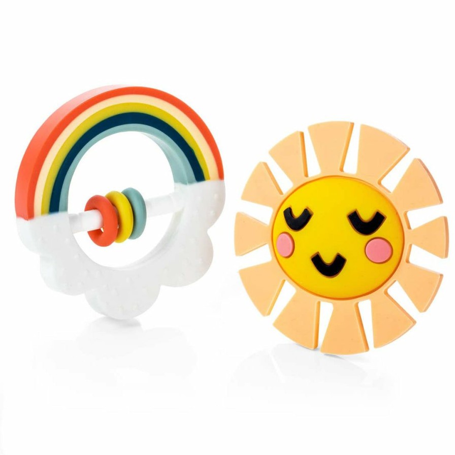 Toys * | Lucy Darling Little Rainbow Teether Toy