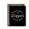 Party Time * | Black Lab Studio Party Time Dapper Dude Birthday Greeting Card