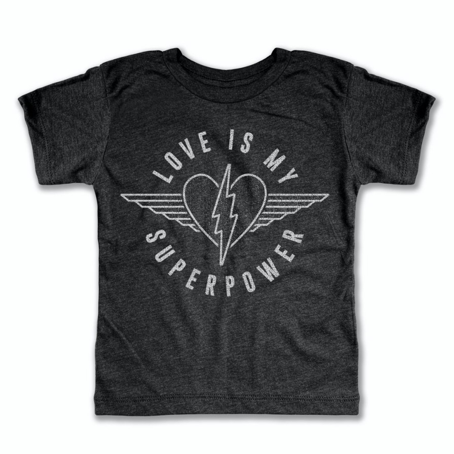 Clothing * | Rivet Apparel Love Is My Superpower Vintage Tee