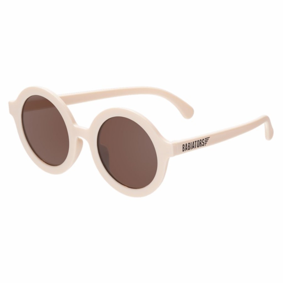 Headwear * | Babiators Cream Round Euro Sunglasses