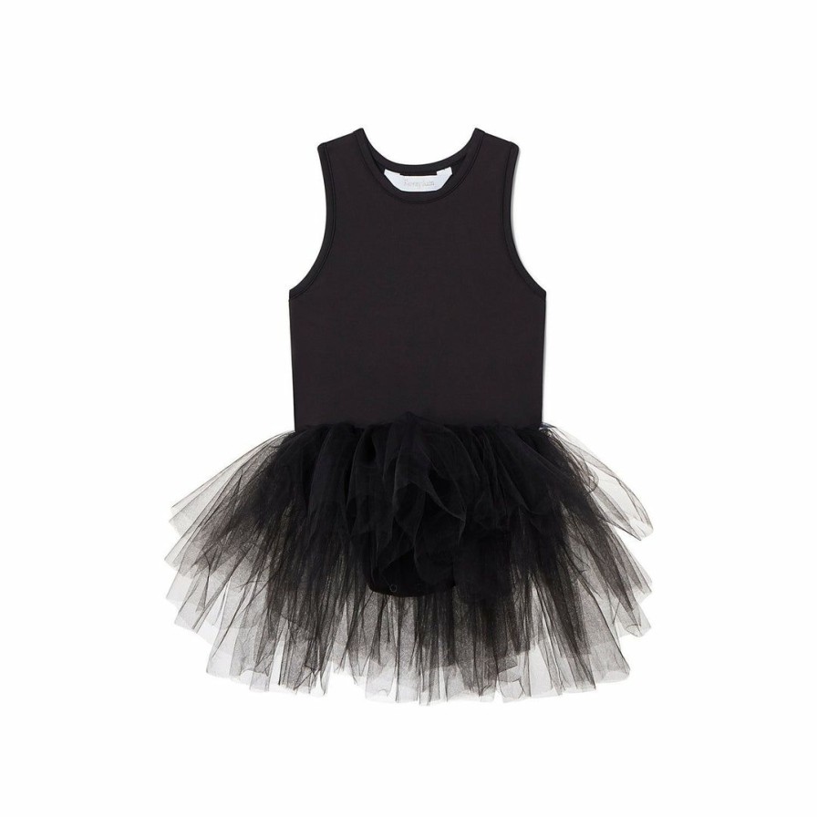 Clothing * | I Love Plum Dresses Black Tank Tutu Dress