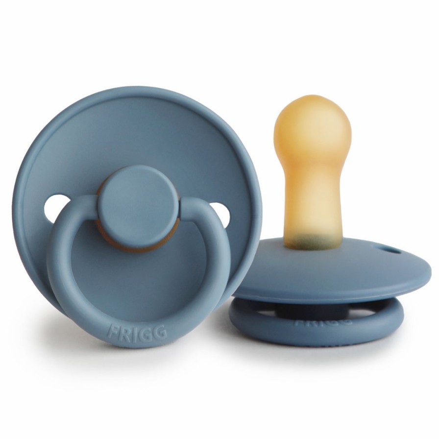 Pacifier Goods * | Frigg Glacier Blue Natural Pacifier