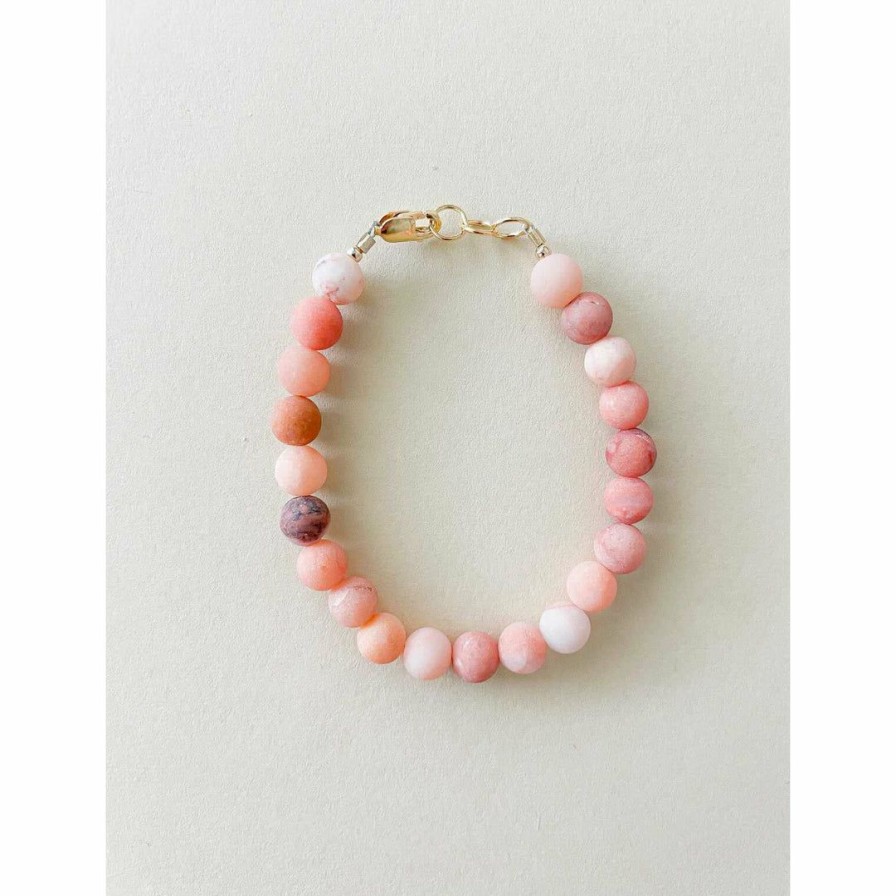 Women * | Little Lunds Co Desert Rose Stone Bracelet