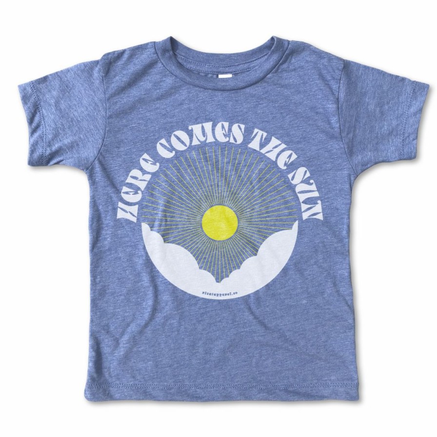 Clothing * | Rivet Apparel Here Comes The Sun Vintage Tee Graphic Tees