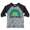 Clothing * | Rivet Apparel Graphic Tees Lucky Charm Baseball Tee