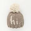 Clothing * | Huggalugs Knits Hi Pebble Brown Knit Beanie