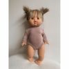 Dolls + Plushies * | Dolls + Plushies Dusty Mauve Romper Minikane