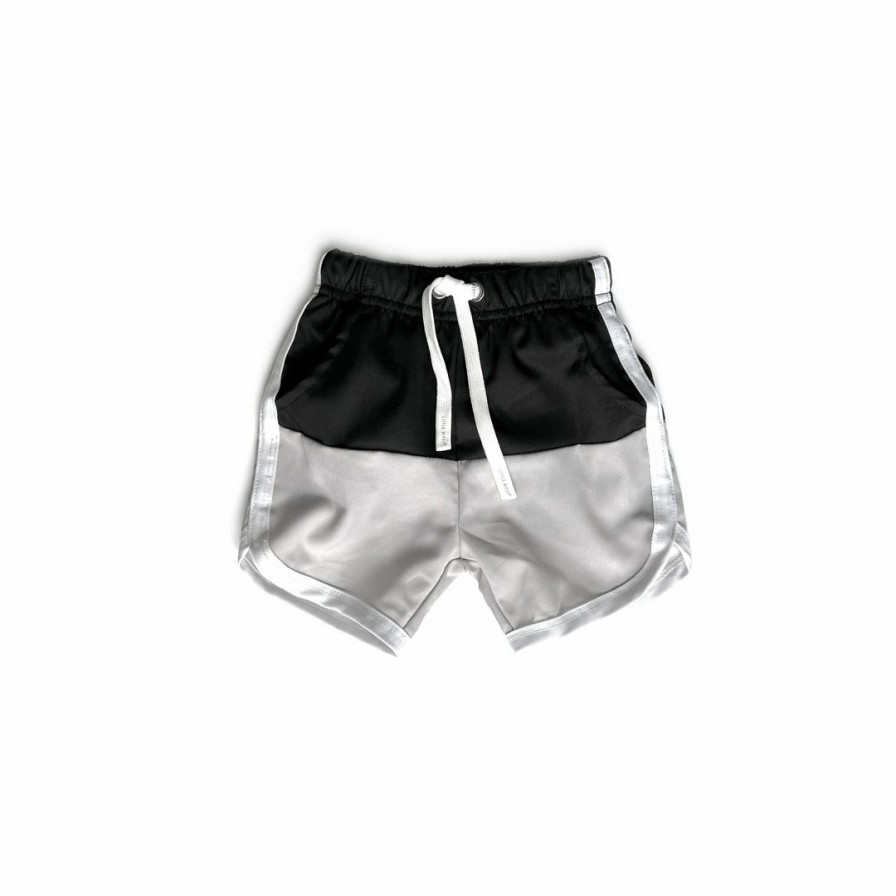 Clothing * | Little Bipsy Bottoms Monochrome Hybrid Swim + Walking Shorts