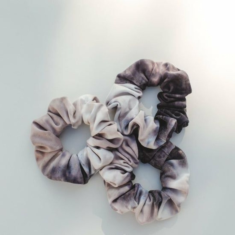 Headwear * | J+J Winter Tie Dye Scrunchie Scrunchies