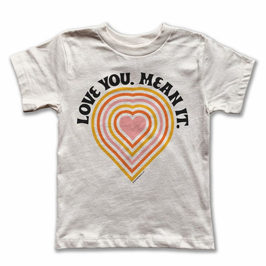 Clothing * | Rivet Apparel Love You Mean It Vintage Tee Graphic Tees