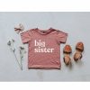 Clothing * | Gladfolk Big Sister Organic Mauve Tee Tops