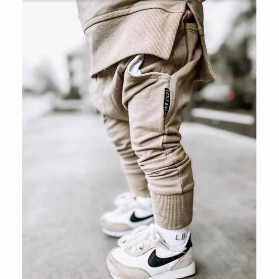 Clothing * | Little Bipsy Bottoms Sand Joggers