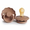 Pacifier Goods * | Frigg Peach Bronze Daisy Natural Pacifier