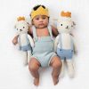 Dolls + Plushies * | Cuddle And Kind Sebastian The Lamb Knit Handcrafted Regular Doll Dolls + Plushies